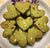 Matcha Almond Valentine Cookies