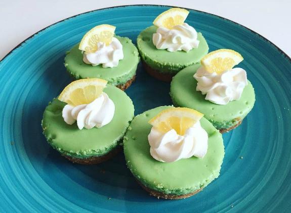 Mini Matcha Green Tea Cheesecake