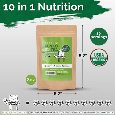 Organic Culinary Grade Matcha Powder - 100g Bag