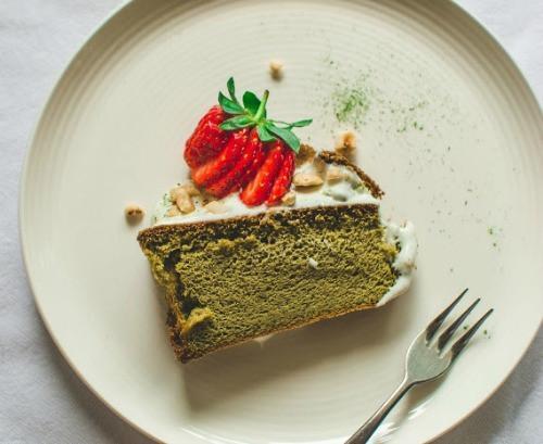 Green Tea Vanilla Frosting Matcha Cake