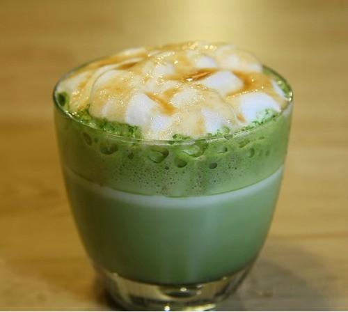 Caramel Matcha Green Tea Latte