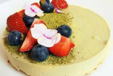 Healthy Green Tea Matcha Pie
