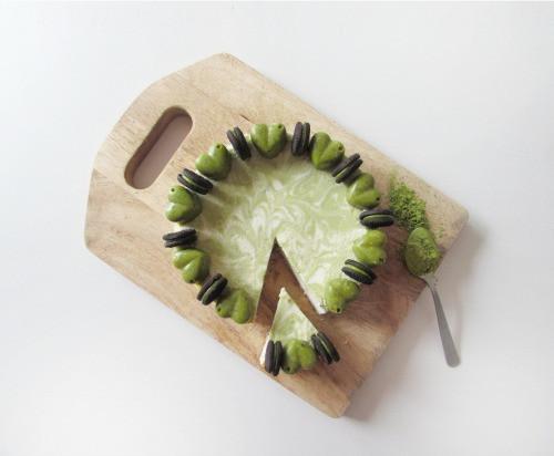 Matcha Green Tea Swirl Cheesecake