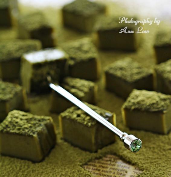 Matcha Green Tea Truffle Brownies