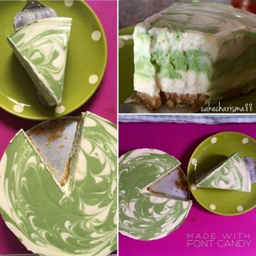 Matcha Green Tea Tofu Cheesecake