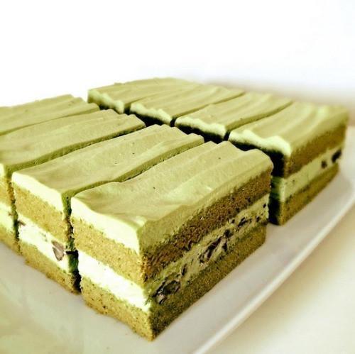 Double Matcha Adzuki Mousse Cake