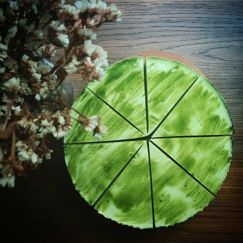 Matcha Tea Yogurt Cheesecake