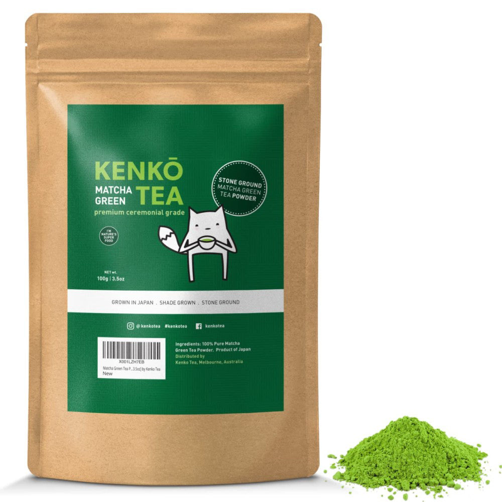 Ceremonial Grade Matcha Powder - 100g Bag