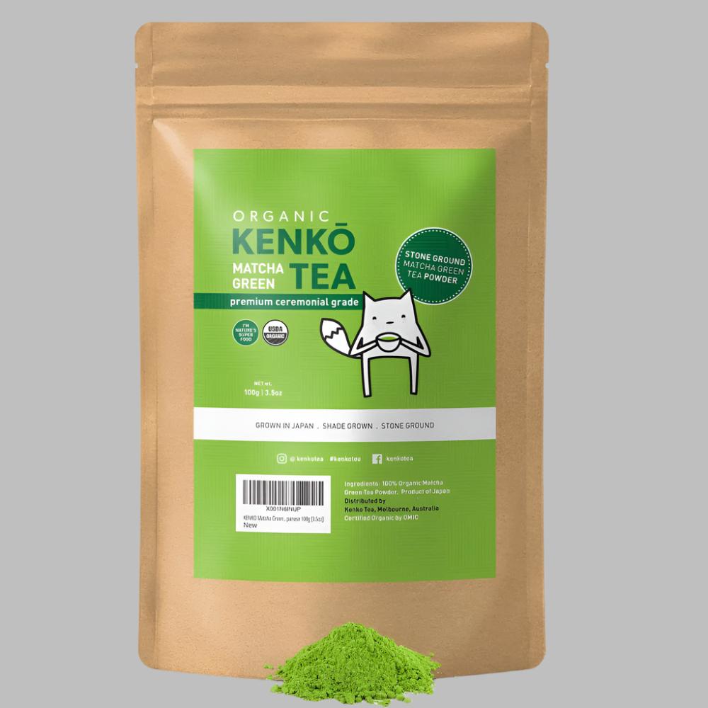 Organic Matcha Ceremonial Grade - 100g Bag (3.5oz)