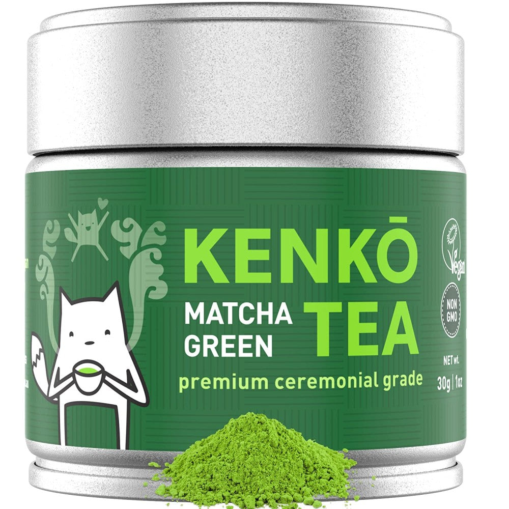 Matcha - Ceremonial Grade Organic - 30g tin – Happy Lucky's Teahouse